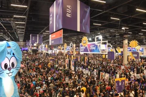 Comic Con Experience 2018 (CCXP 2018) Stock Photos