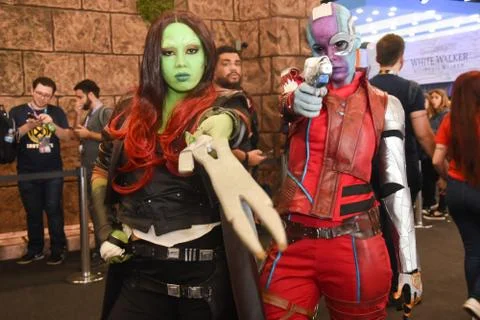 Comic Con Experience 2018 (CCXP 2018) Stock Photos