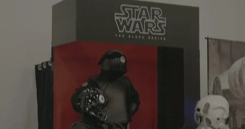 Comic Con Star Wars Cosplay Video stock 168113310