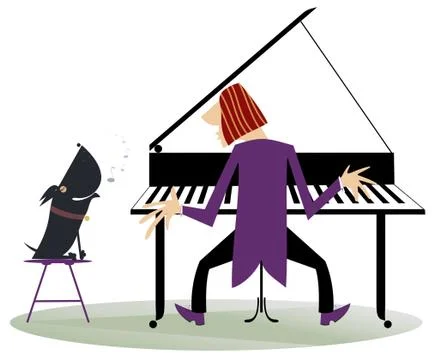 Comic concert Stock Illustration