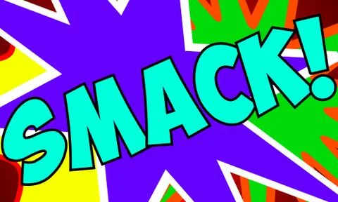 Comic Design SMACK 1 Stock Illustration