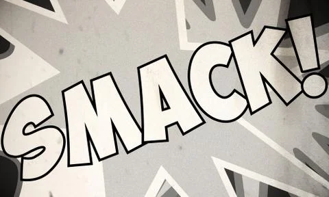 Comic Design SMACK 2 vintage Stock Illustration