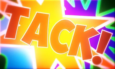 Comic Design TACK 3 Stock Illustration