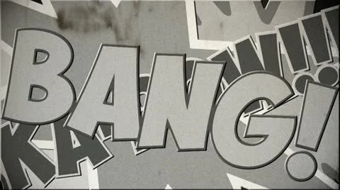 Comic Design v2 3 vintage Stock Footage 22151313