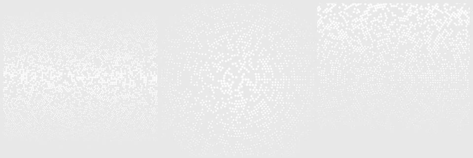 Comic dot background gradient effect vector wave noise design. Halftone dot grid Illustrazione stock