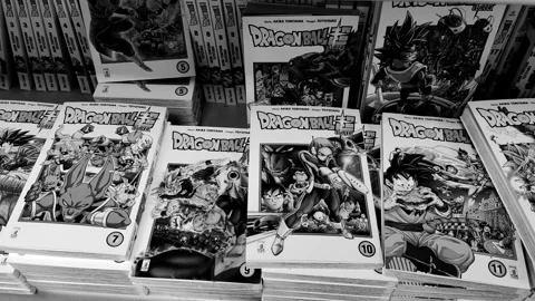 The comic Dragon Ball Z Stock Footage 281438677