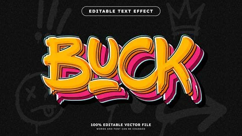 Comic editable text style effect colorful vibrant color vector design templat イラスト素材