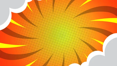 Comic effect sunburst motion background Stock Footage 332716972