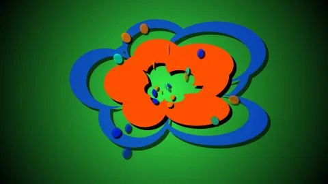 Comic explosion boom Stock Illustration