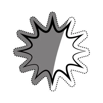Comic explosion cartoon Illustrazione stock