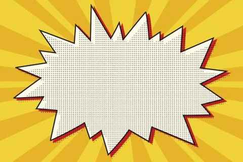 Comic explosion cloud 스톡 일러스트