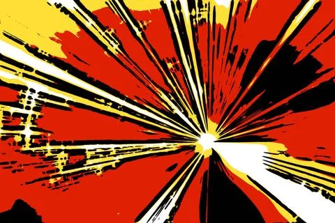 Comic explosion An illustration of a typical comic explosion Copyright: xZ... 스톡 사진