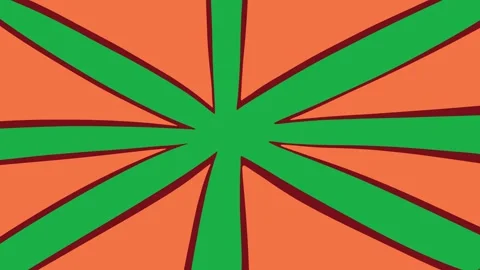Comic Explosion Motion Graphic Transition Overlay on Green Screen Background Vídeo Stock 335586895