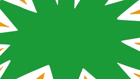 Comic Explosion Motion Graphic Transition Overlay on Green Screen Background Vídeo Stock 335586962