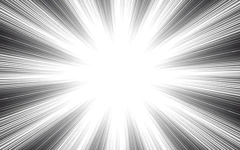 Comic explosion on white background. Vector illustration Stock Illustration