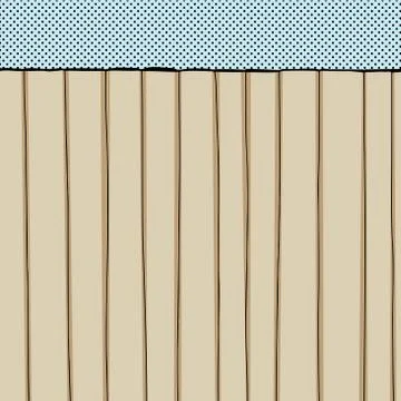 Comic fence background Stock Illustration