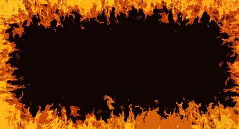 Comic fire frame background 스톡 일러스트
