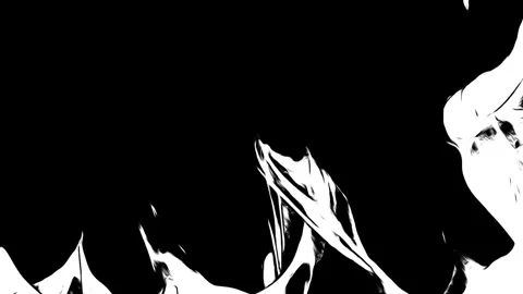 Comic Flames Black And White Ink Vj Loops Stock Footage 242183306