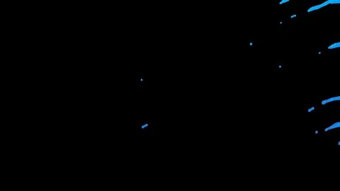 Comic fluid water transition pack on black background Stock Footage 127339024