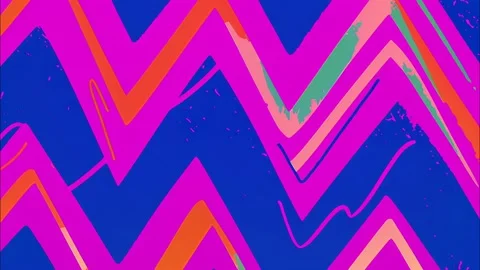 Comic Grunge Background Hand-Drawn Zig-Zag Cartoon FX Stock Footage 315224473