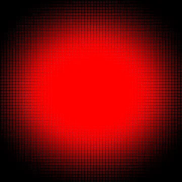 Comic halftone bg square red black Stock Illustration