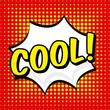 Comic icon over dotted background vector illustration Stock Illustration