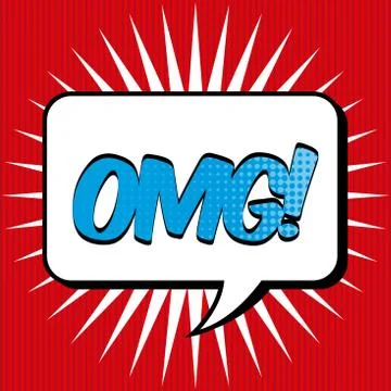 Comic icon over red background vector illustration イラスト素材