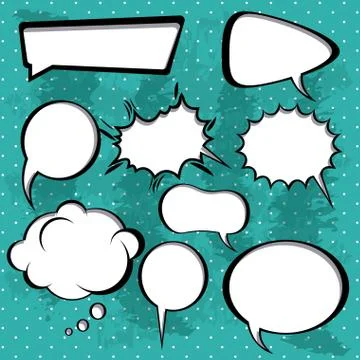 Comic icons over dotted background vector illustration イラスト素材