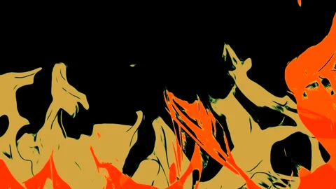 Comic Ink Flames Vj Loops Anime Stock Footage 242253770
