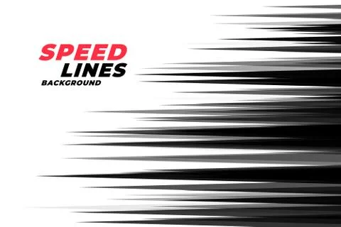 Comic linear speed lines background Illustrazione stock