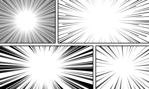 Comic magazine background set. Pop art style halftone comic blank layout te.. Stock Illustration