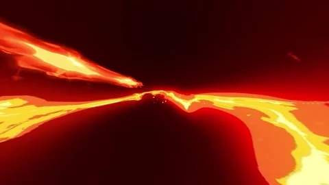 Comic Manga Action Fire Power Animation Stock Footage 334201750