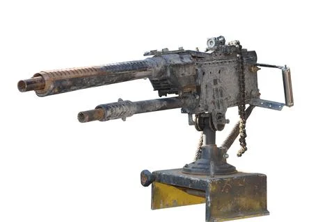 Comic model of a light machine gun Stock Photos