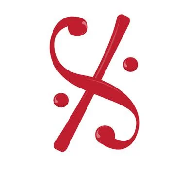 Comic musical note Stock Illustration