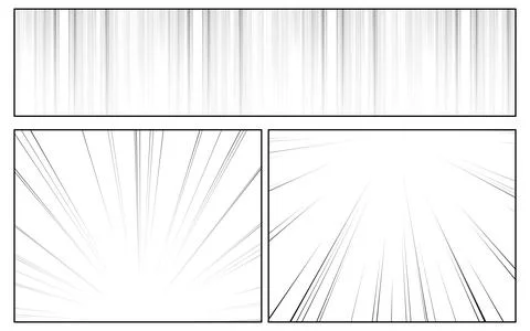 Comic panel black and white background イラスト素材