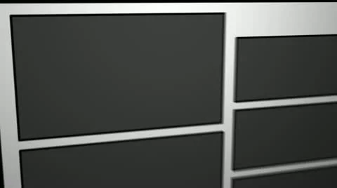 Comic panel transitions Stock Footage 12424124