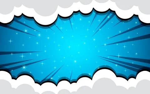 Comic pop art abstract background Illustrazione stock
