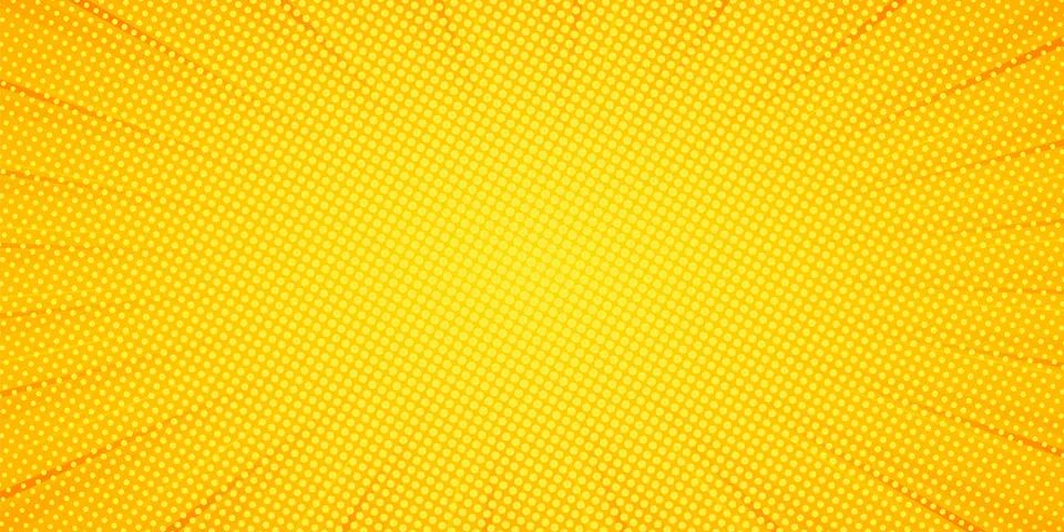 Comic Pop art background. Pattern yellow colored. Comic sunbeam background. V 库存插图