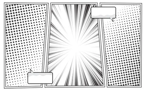 Comic pop art background in retro style イラスト素材