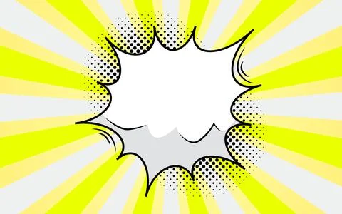 Comic pop art blank background Illustrazione stock