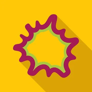 Comic pop art explosion speech bubble illustration Illustrazione stock