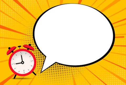 Comic pop art style speech bubble background. Vector Illustration EPS10 스톡 일러스트