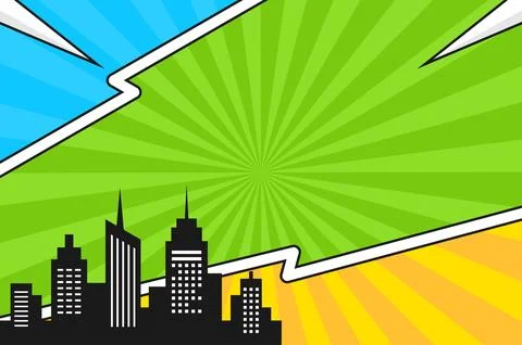 Comic pop style background design 스톡 일러스트