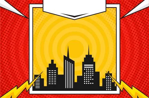 Comic pop style background design 스톡 일러스트