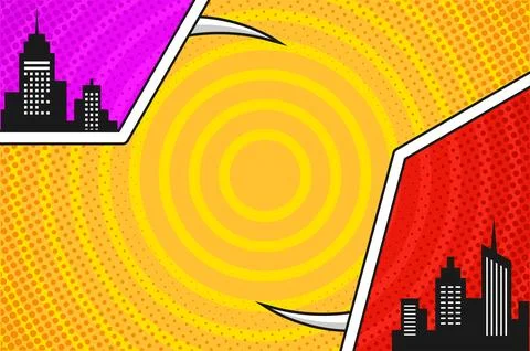 Comic pop style background design 스톡 일러스트