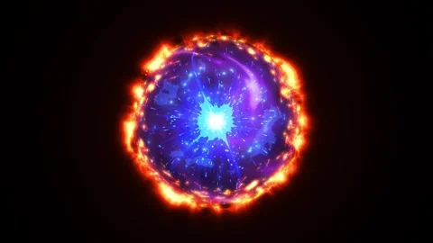 Comic Power Energy Ball For Game Assets Video stock 331308110