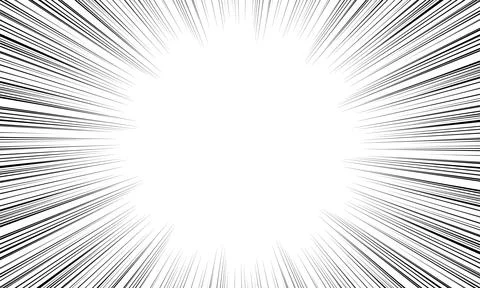 Comic Radial Speed ??Lines background, vector illustration graphic effect 스톡 일러스트