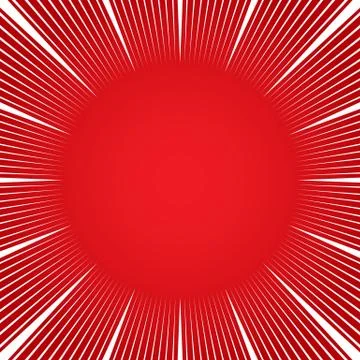 Comic radial speed lines graphic effects for use in comic books. Radial lines Stock Illustration
