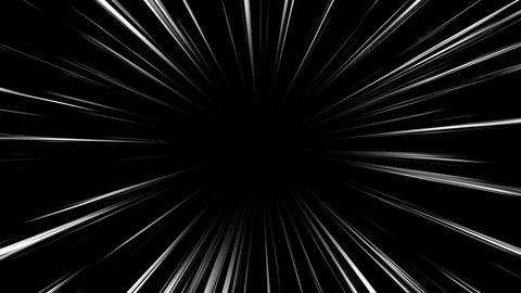 Comic Radial Speed Lines - Seamless Looping Stock Footage 122508694