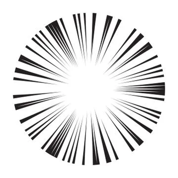 Comic radial speed lines vector background wallpaper 스톡 일러스트